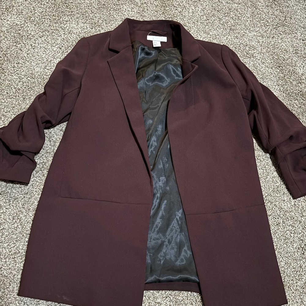 Burgundy Pantsuit Set